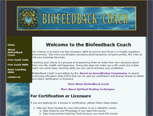 Tablet Screenshot of biofeedbackcoach.com